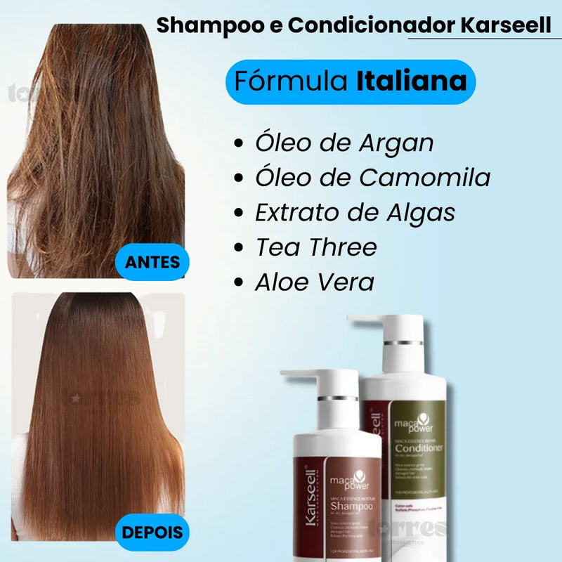 Dupla Karseell: Shampoo + Condicionador