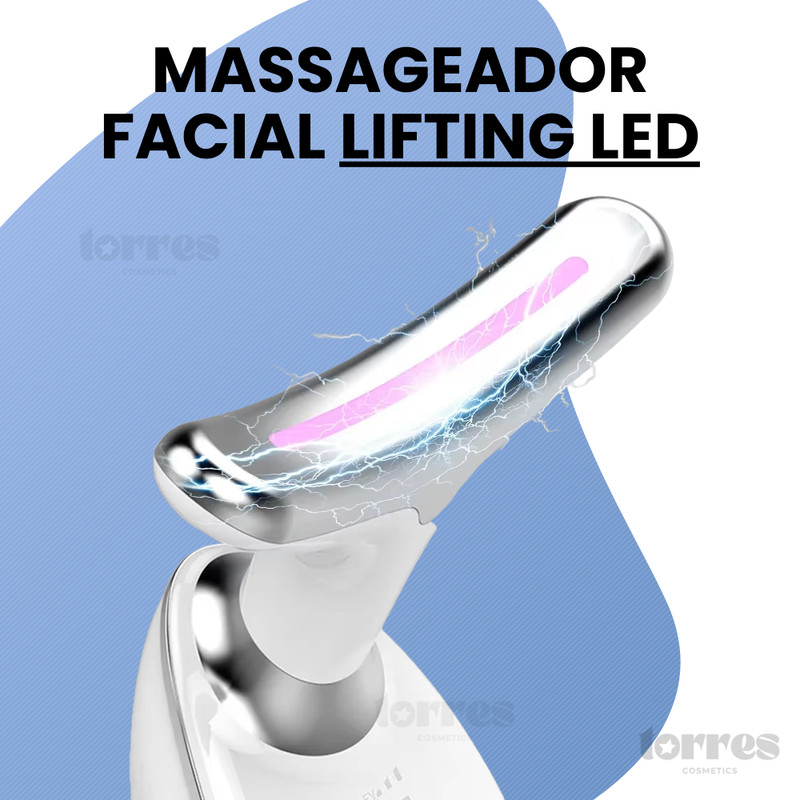 Massageador Facial Lifting LED - Reduza Rugas sem procedimentos invasivos